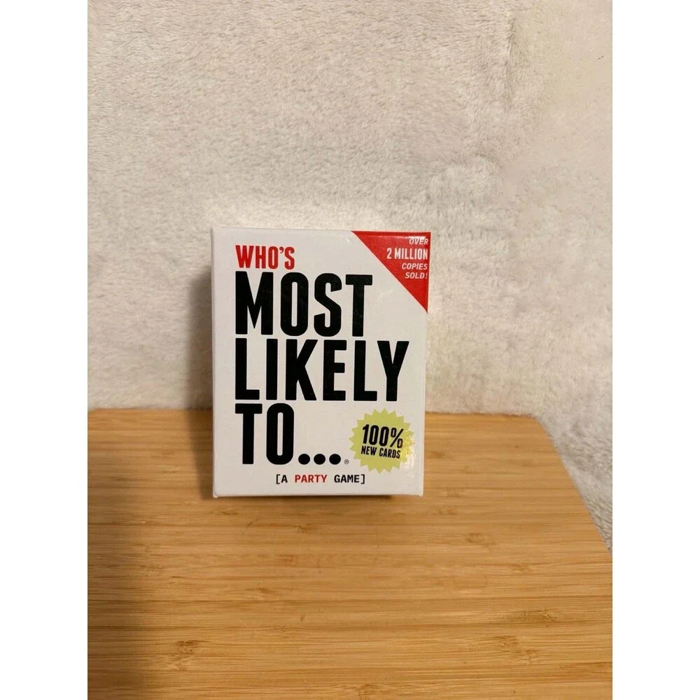 Who's Most Likely To Card Game 100% New Cards Party Game Friends Family